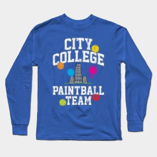 City College Paintball Team (Variant) Long Sleeve T-Shirt